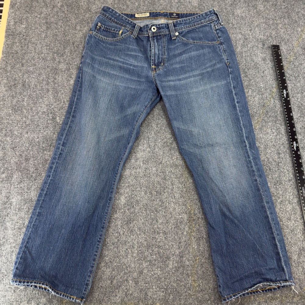 AG Adriano Goldschmied The Protege Straight Leg Jeans Made in USA Blue Size 33